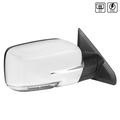 Spec-D Tuning Dodge Ram Right Towing Mirror Power Heated- Chrome 13-19 RMV-RAM13CHP-FS-R